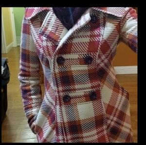 Tulle Plaid Coat
